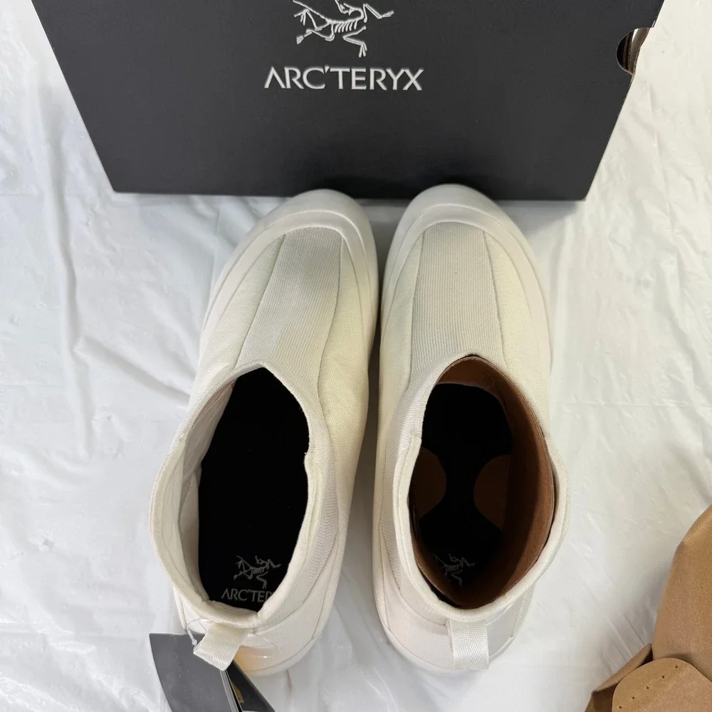 Arcteryx Kragg Insulated M White Slip On Vibram Shoes L08522400 Mens 12.5